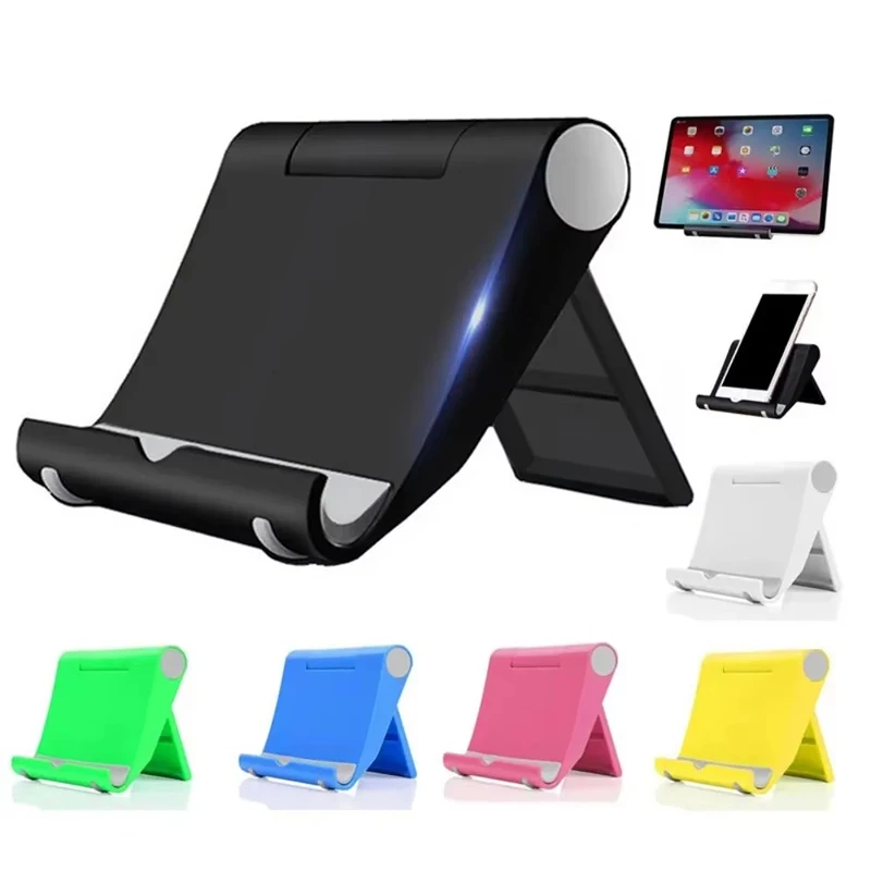 Universal Portable Desktop Holder Foldable Moblie Phone Stan Adjustable Stand For iPad iPhone Xiaomi Samsung Tablet Desk Bracket