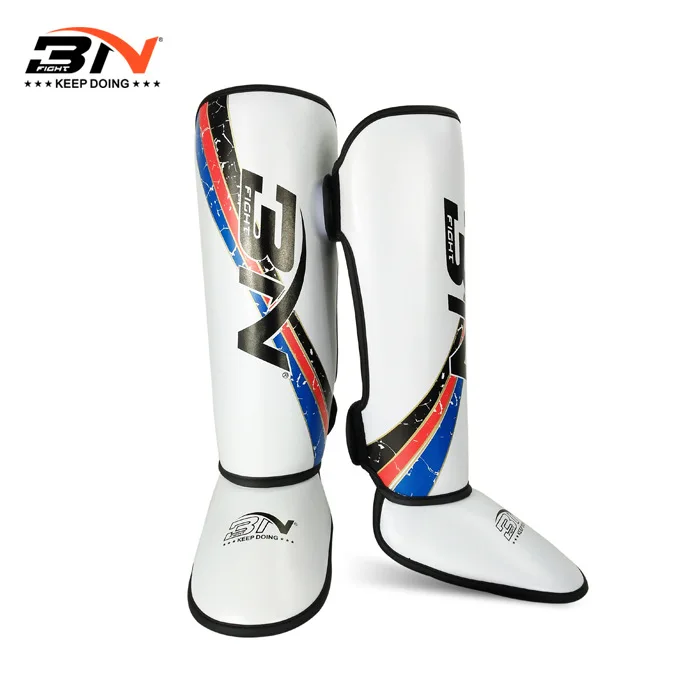 BN Kids Ankle Support Leg Kickboxing Muay Thai Shin Guards Boxing MMA Karate Legs Protector Fight Training Equipment DEO