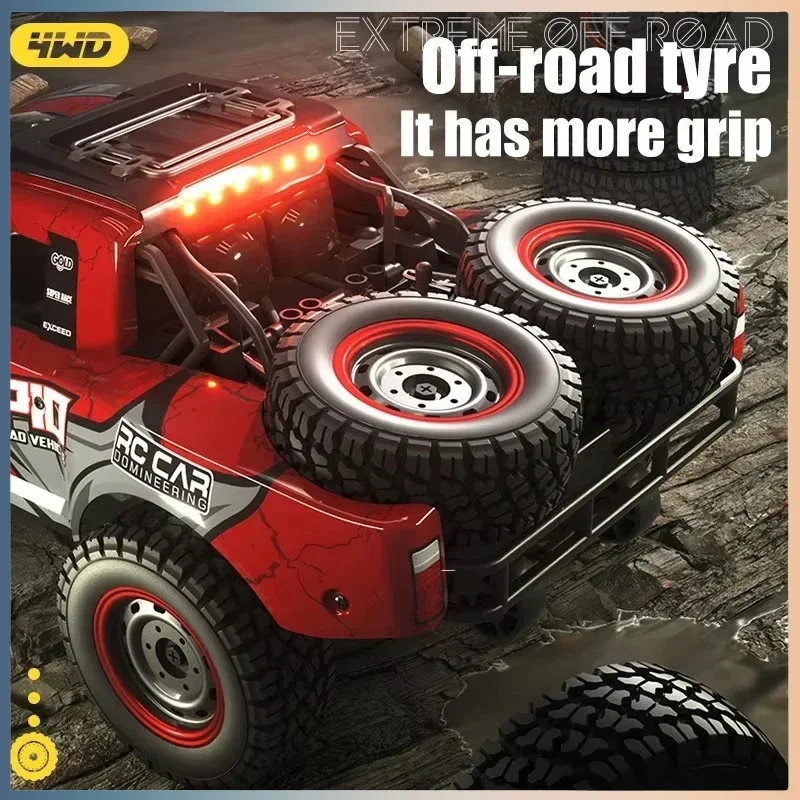 JJRC Q130 1:16 70KM/H 4WD RC Car with Light Brushless Motor Remote Control Cars High Speed Drift Monster Truck Adults Kids Toys 6
