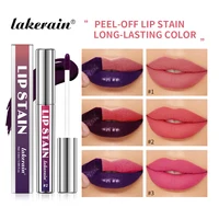 Peel Off Lip Stain Reveal Long Lasting Waterproof Pink Lip Tint Transfer Proof Non-stick Cup Natural Lip Stain Women's Cosmetics 3