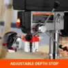13 in Floor Drill Press, 7.5 Amp 120V, 288-3084 RPM Variable Speed Cast Iron Bench Drill Press, 0-45° Tilting, for Wood Metal 6