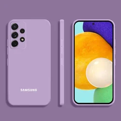 Premium Liquid Silicone Protective Case - Sleek and Stylish Design - Galaxy A54 (Grass Purple)