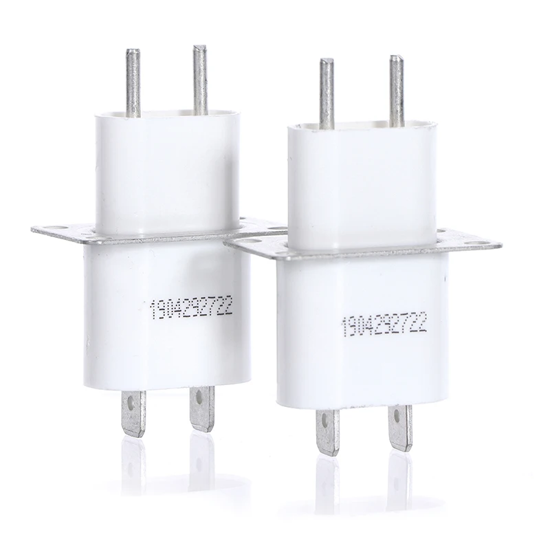 2pcs Electronic Microwave Oven Magnetron w/ Through-core Capacitor Pin Sockets Converter Home Microwave Magnetron Sockets Pins,microwave oven spare parts