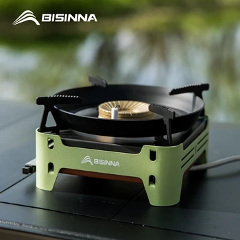 BISINNA Camping Gas Stove Portable Cassette Furnace Outdoor Gas Burner Picnic Camp Supplies 1