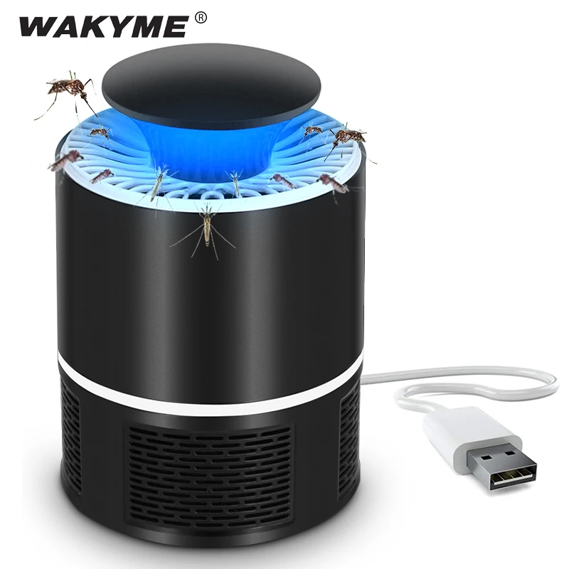 Лампа-ловушка для комаров USB-устройство против ультрафиолетовая Бесшумная