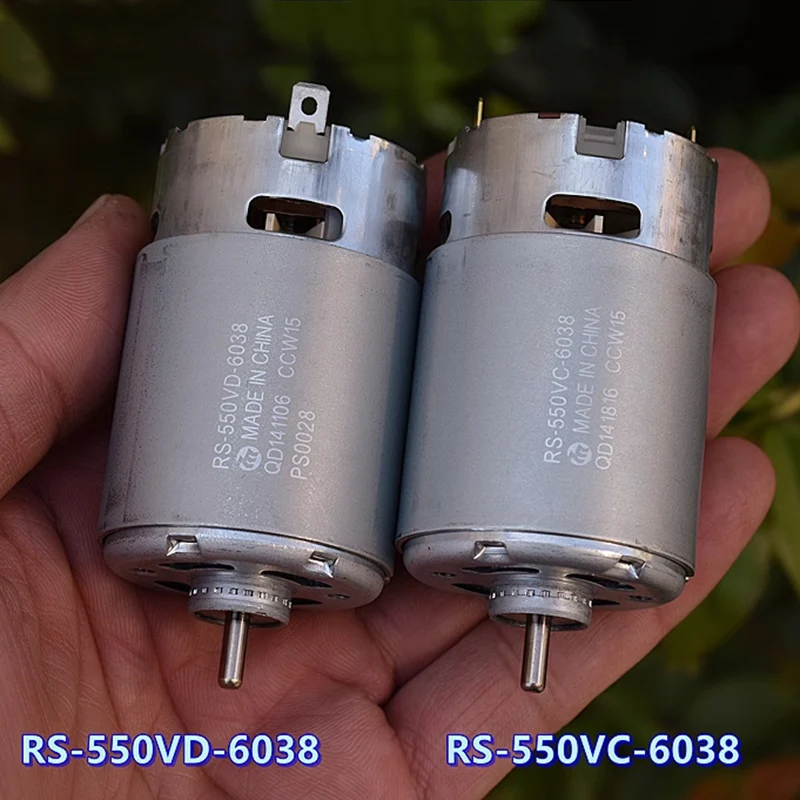 MABUCHI RS-550VC-6038/RS-550VD-6038 DC 12V 18V 21.6V 24V 23000RPM 고속 전력 전기 드릴 정원 도구 스크루 드라이버 모터