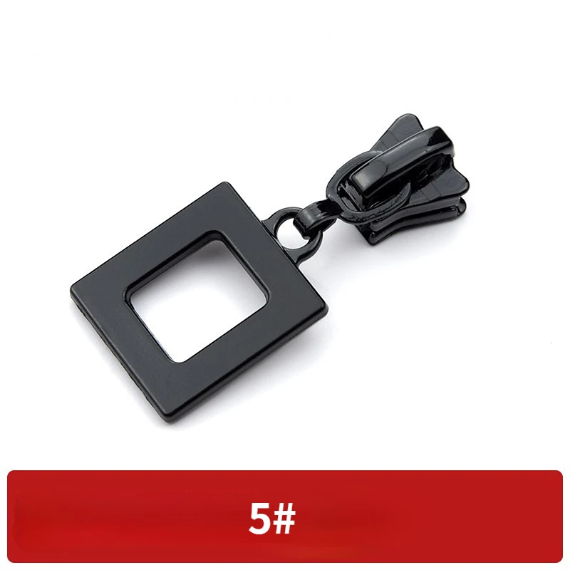 5PCS Zippers 3# 5# 8# Electrophoresis Black Auto Lock Zipper Sliders Zipper Accessories Metal Sliders for Resin Zipper Sliders Zipper Accessories