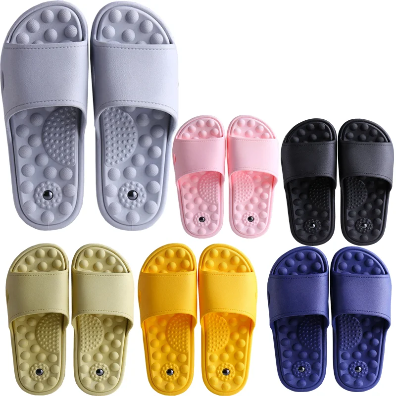 

New Four Seasons Universal Anti slip Household Sole Massage Slippers