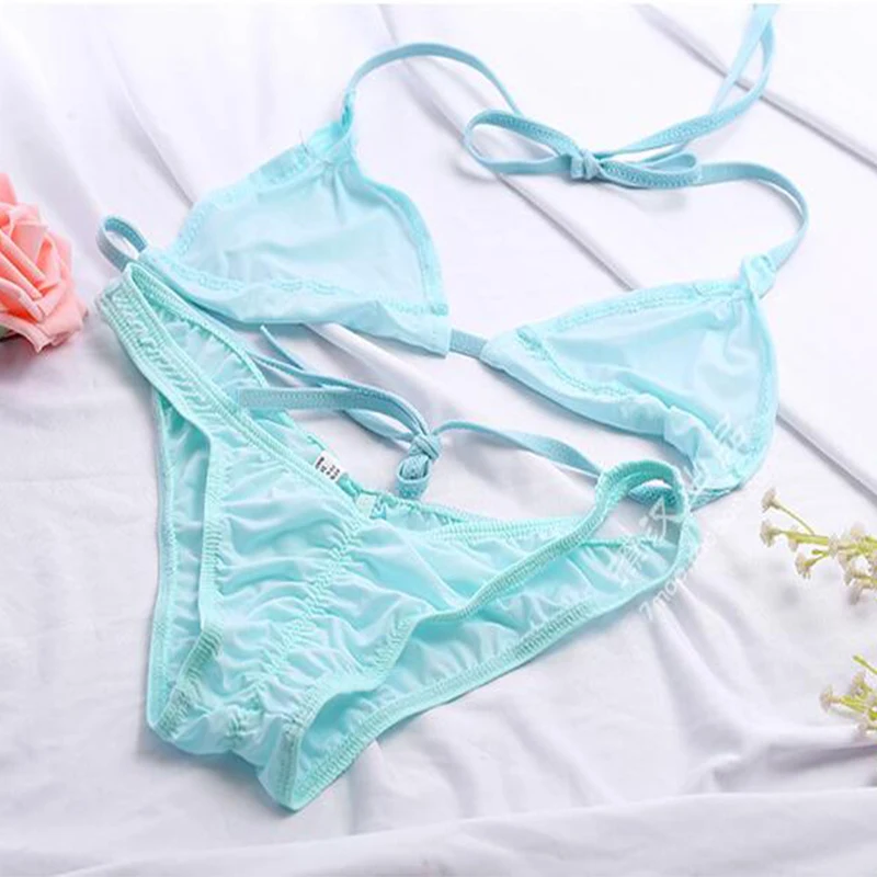 Mini Transparent Bikini Set for Women Extreme Tiny Triangle Micro Swimwear Beachwear Bathingsuit Underwear Lingerie bikini set women swimwear bikini swimsuit