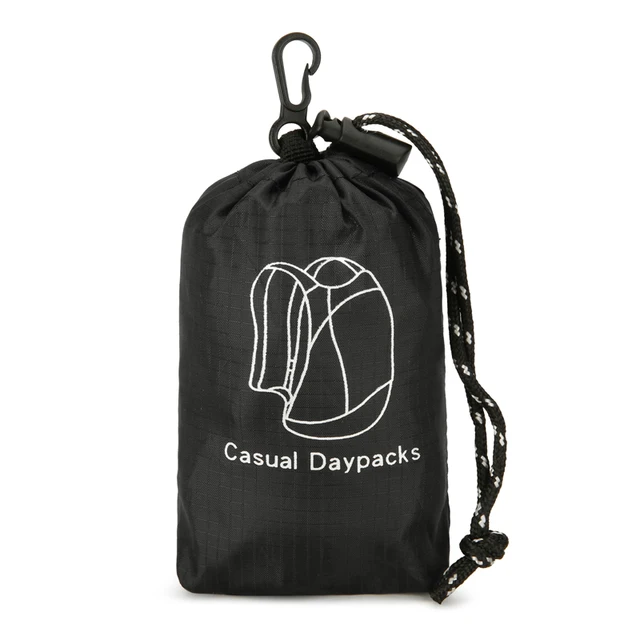 The foldable nylon outdoor lightweight backpack, simple handbag and hiking bag are suitable for outdoor sports and travel 6