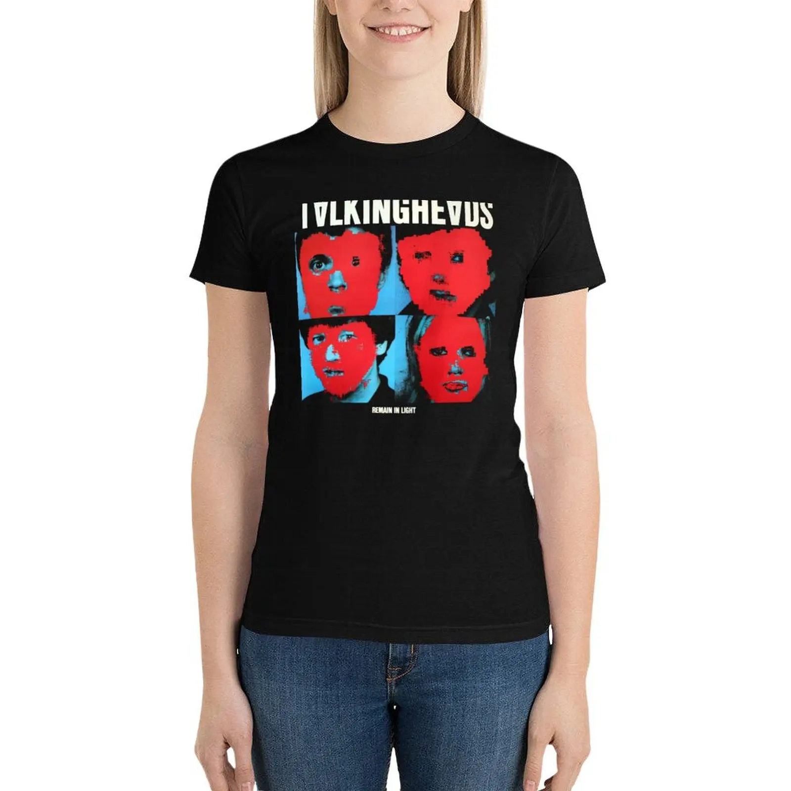 

Talking Heads - Remain in Light T-Shirt plus size tops aesthetic clothes new edition t shirts for Women