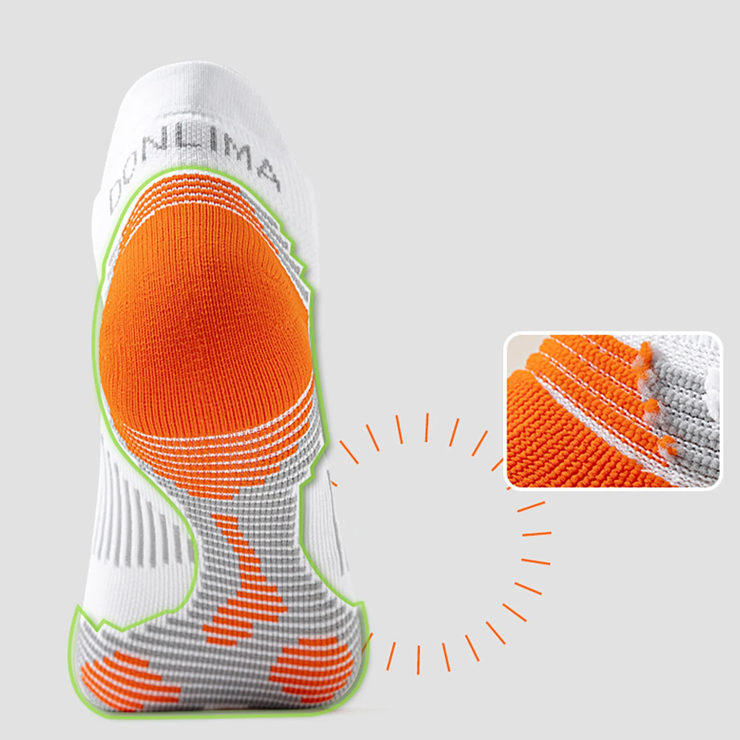 Enhanced Breathable Ankle Performance Socks for Men