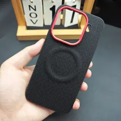 Luxury PU Leather Magnetic Wireless Charging Protective Back Cover Case - OPPO Find X9 (Black)