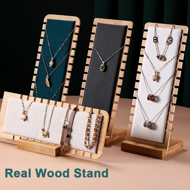 Necklace Stand Holder Jewelry Organizer  Jewelry Organizer Necklaces  Earrings - Jewelry Packaging & Display - Aliexpress