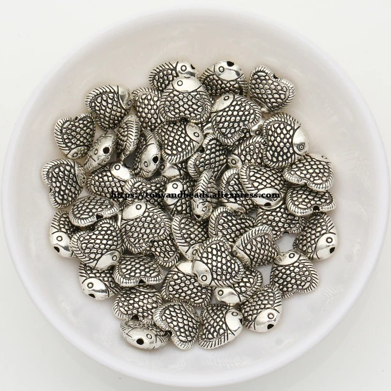 (50pcs / Lot !) Zinc Alloy Tibetan Antique Silver European Charm Spacer