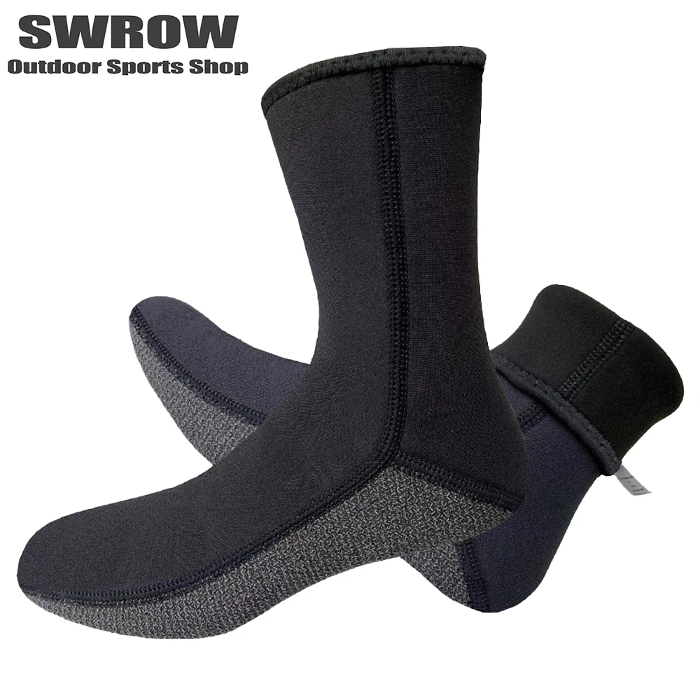 

New 3MM Kevlar Diving Socks Adult Warm Underwater Hunting Stab proof Diving Swimming Socks Elastic Beach Anti slip Surfing Socks