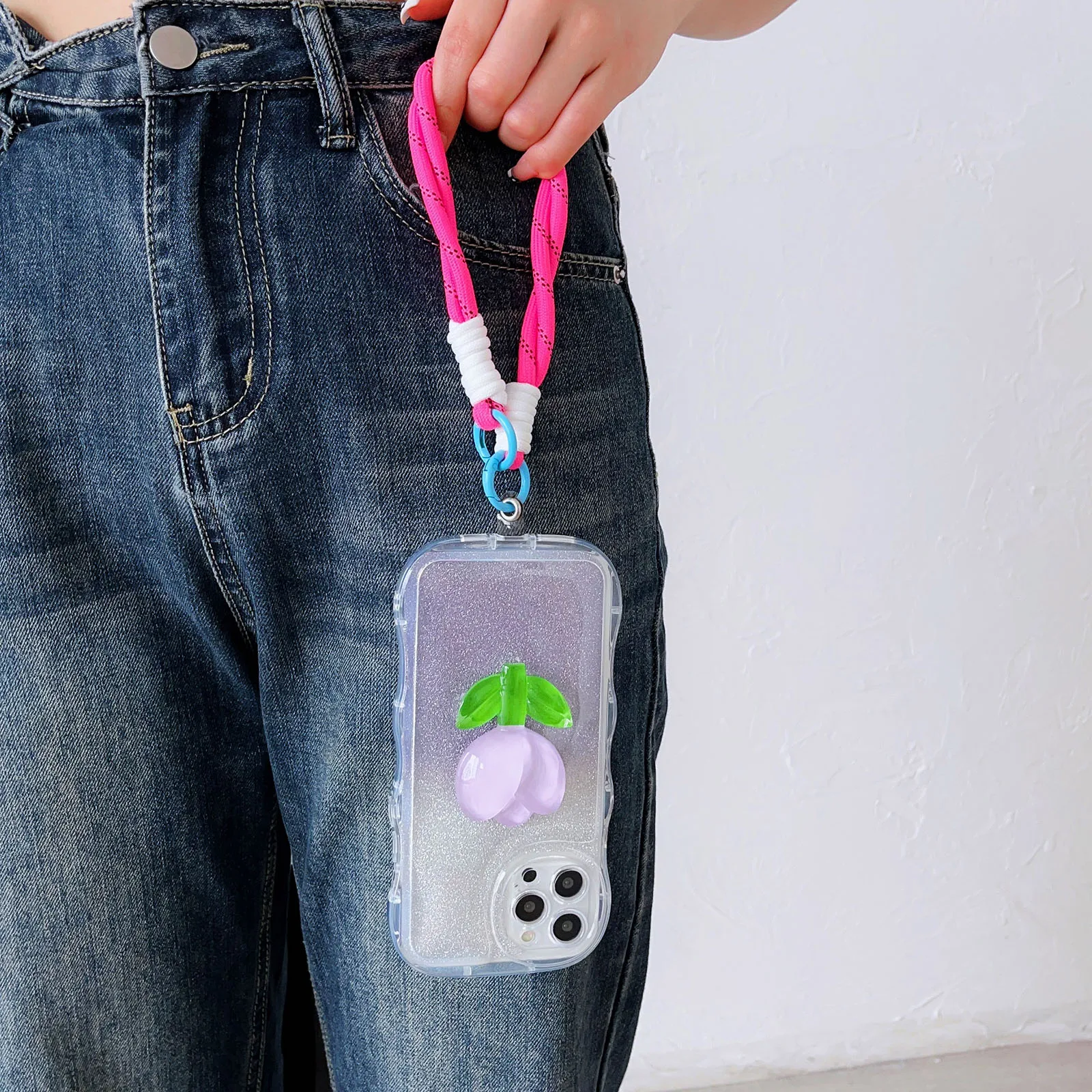Phone Lanyard Fashion Creative Mobile Phone Wrist Strap Multi-purpose Convenient Wrist Rope Pure Manual