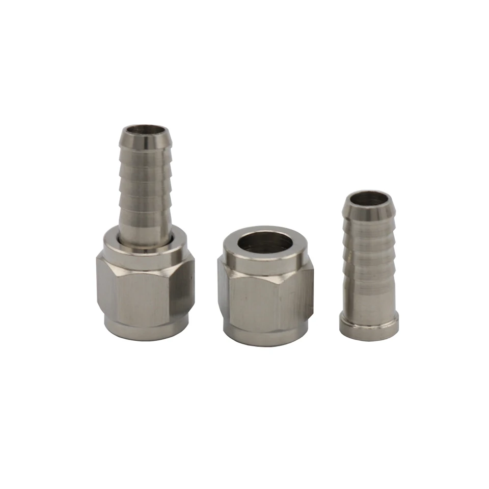 Dado Girevole In Acciaio Inossidabile Con Attacco Da 1/4 "5/16" Per MFL 7/16 "-perno Filettato 20UNF/blocco A Sfera Scollegare Il Fusto Di Birra Fatta In Casa - Foto 6