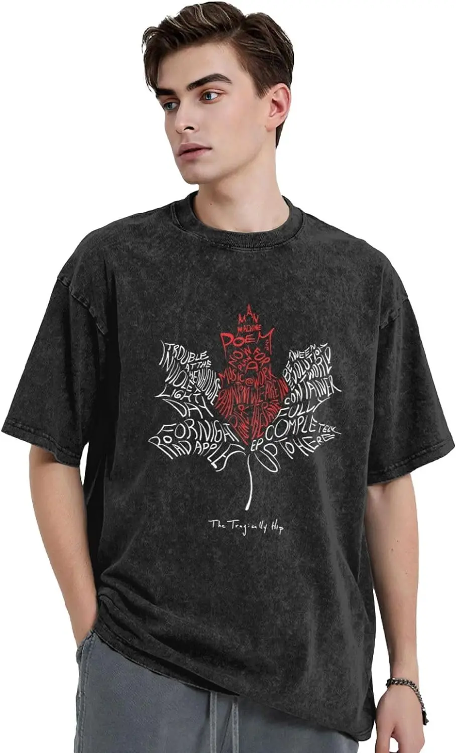 

Mens T Shirt Vintage Print Tee Shirts Summer Cotton Short Sleeve Tops