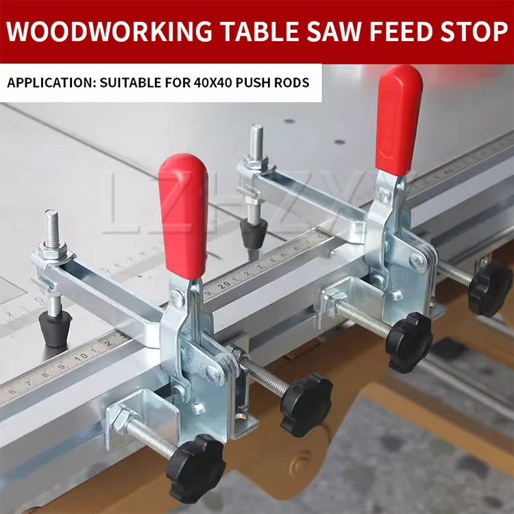 Woodworking Table Saw Feed Presser Milling Machine Workbench Tenon Processing Cu