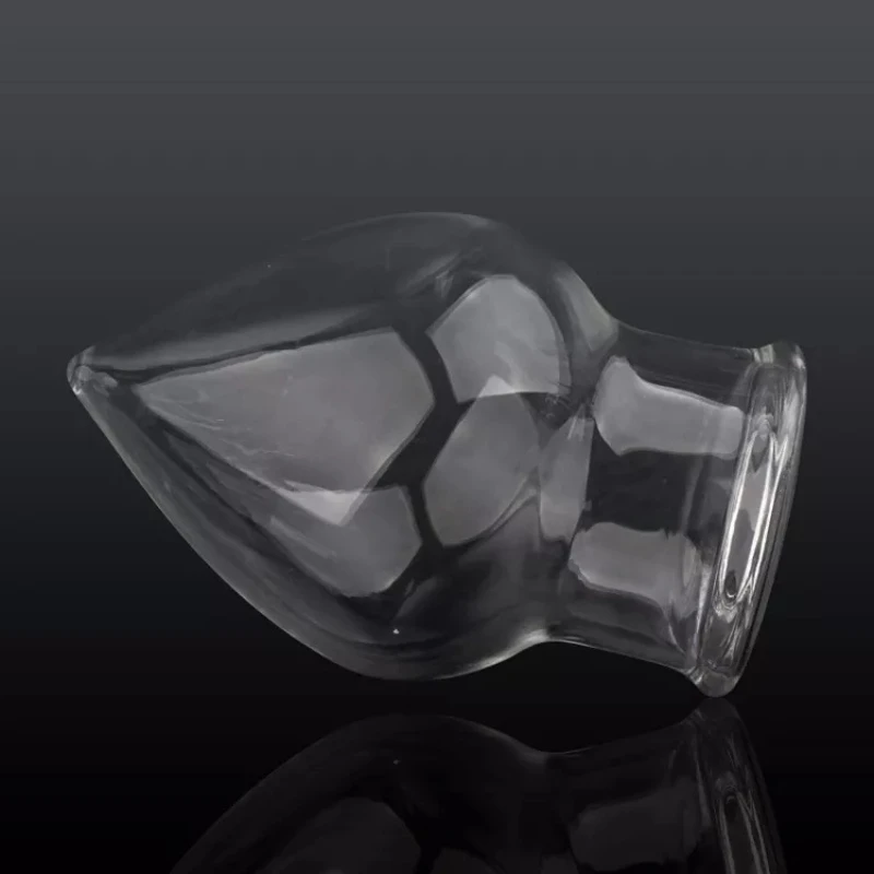 Plug anale in vetro cavo Speculum anale Big Butt Plug Stimolazione anale Dilatatore Prostata Massa_voghion.com