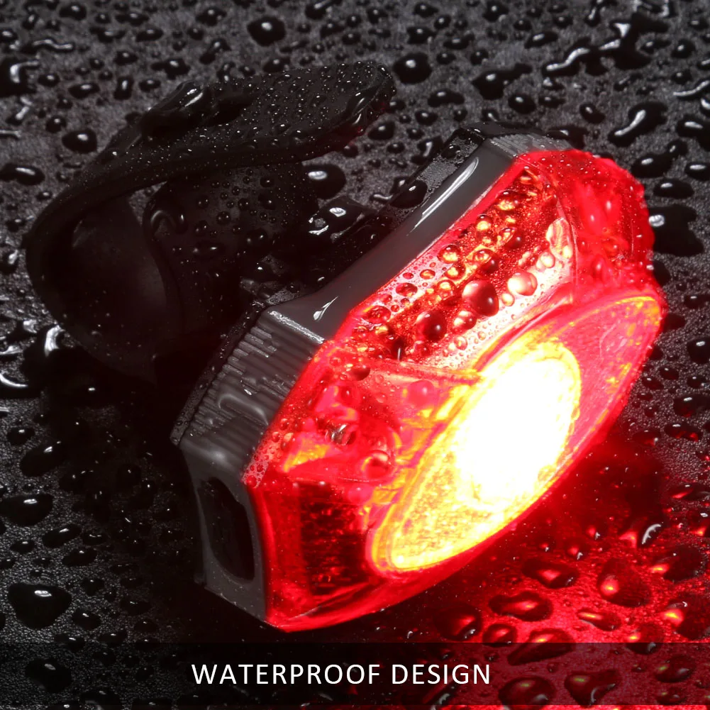 100LM USB Rechargeable Bicycle Taillight Waterproof Night Cycling Accessories