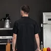 Customized Logo Unisex Chef Jacket Summer Kitchen Shirts Hotel Restaurant Kitchen Coat Bakery Catering Work Cooking Clothes 2