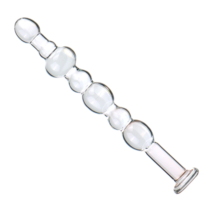 Glatt Transparentes Analplug Aus Glas Massagegerät Für Erwachsene_voghion.com