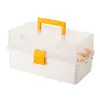 2 Tray Storage Case Flying Fishing Tackle Box Fishing Spoon Hook Bait Storage Box Double layer Fishing Accessories Multipurpose 1