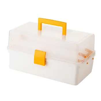 2 Tray Storage Case Flying Fishing Tackle Box Fishing Spoon Hook Bait Storage Box Double layer Fishing Accessories Multipurpose 1