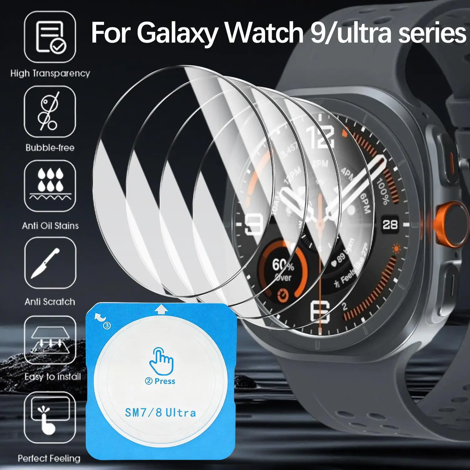 Premium Tempered Glass Screen Protector with Easy Installation