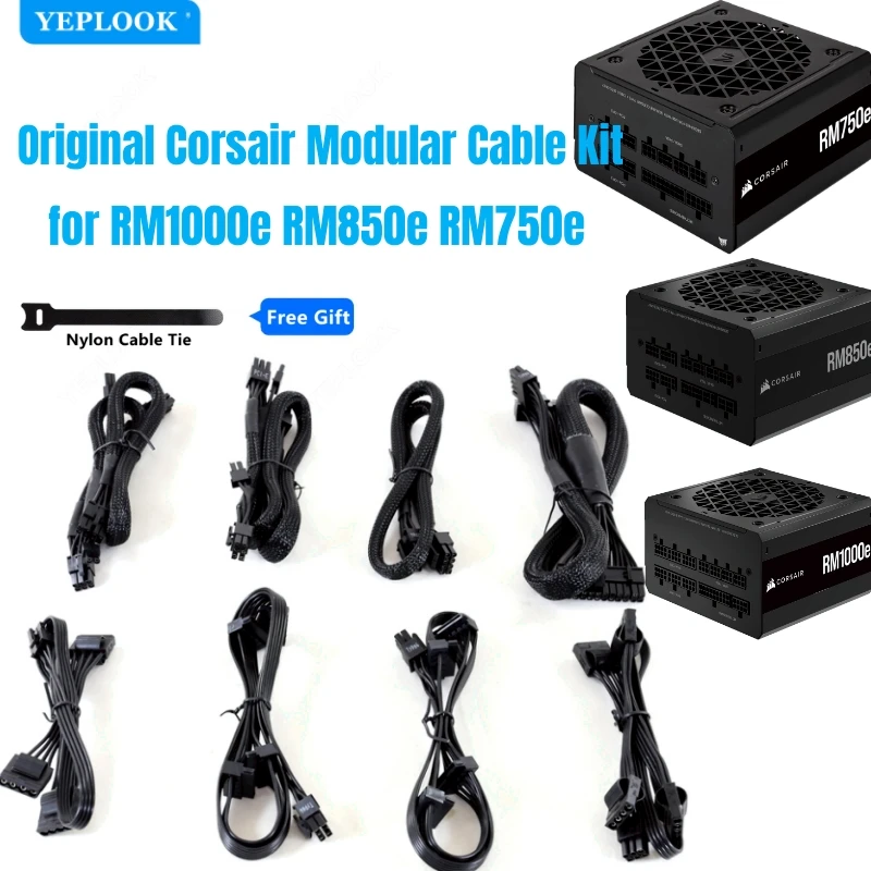Cavo Alimentazione PCIe Corsair Originale - Dual 8 Pin (6+2) Per Alimentatori RM550X, RM650X, RM750X, RM850X