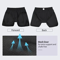 ARSUXEO Men's Running Shorts With Liner Exercise Workout Training 2 in 1 Zipper Pockets Jogging Fitness Trunks Dry Fit B211 2