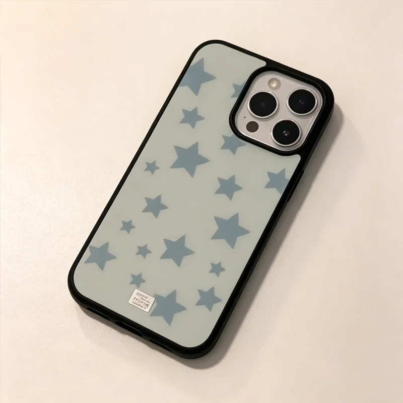 Gothic Blue Star Trendy Cartoon Phone Case