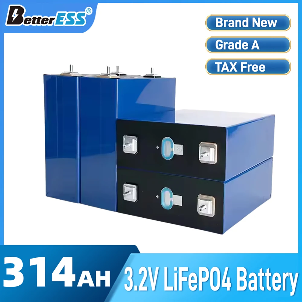 Grade a Prismatic Cells 3.2V 150ah LiFePO4 Rechargeable Lithium Ion Battery - Gr