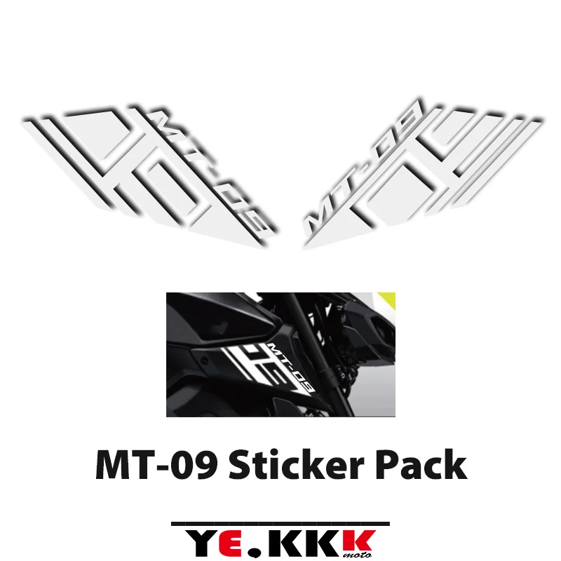 For Yamaha MT-09 MT09 FZ09 Sticker Pack  Side Cover Decals Stickers Custom Side Radiator Cover Decals Stickers radiator cover 172x19x81 cm mdf