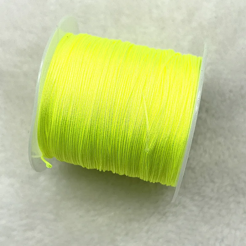 Heißer Verkauf: 30M/Rolle 0,4mm Nylonfaden für chinesische Knoten, Makramee-Schnur, Armband- und Quastenfaden zum Selbermachen – Detail 28