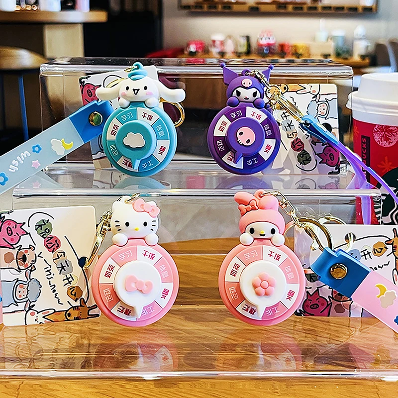 

Мультяшный Sanrio Kawaii аниме брелок для ключей кольцо для ключей аксессуары для украшения сумки Дрифтинг