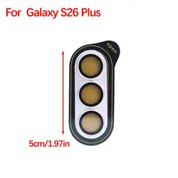 Premium Back Camera Protector - PMMA Hardness Lens Cover with Adhesive Films - 3PCS (S26 Plus - Silver)