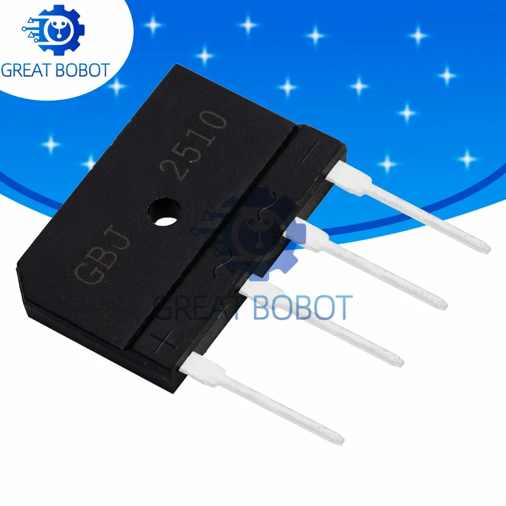 Diode bridge rectifier,rectifier diodes,electrical rectifier diodes BS 1pcs 25A 1000V diode bridge rectifier gbj2510 ZIP in stock