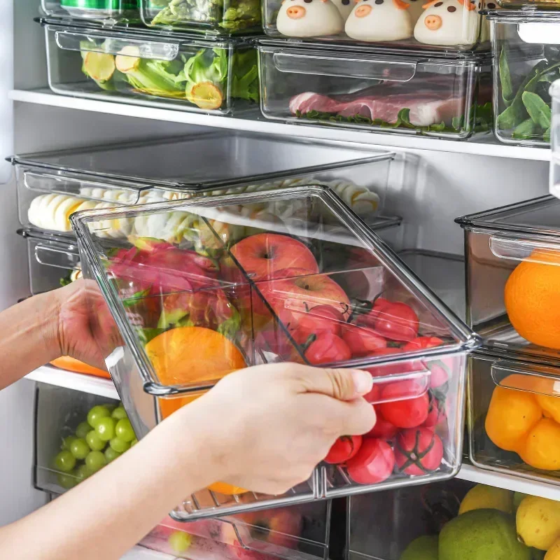 

Plastic Storage Organizer Containers Kitchen Food Box Refrigerator And Fridge Organization