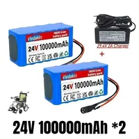 VIEDAKES 24V 7S3P 100Ah 18650 Batterie avec chargeur pour générateur solaire, alimentation stable, batterie 24V 5