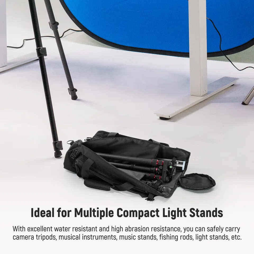 Bolsa Protectora Equipo Fotografía Bolsa Transporte Trípode 120 Cm - 2 Piezas, Tela Oxford, Para Soportes De Luz Y Equipo Bolsa Tripode