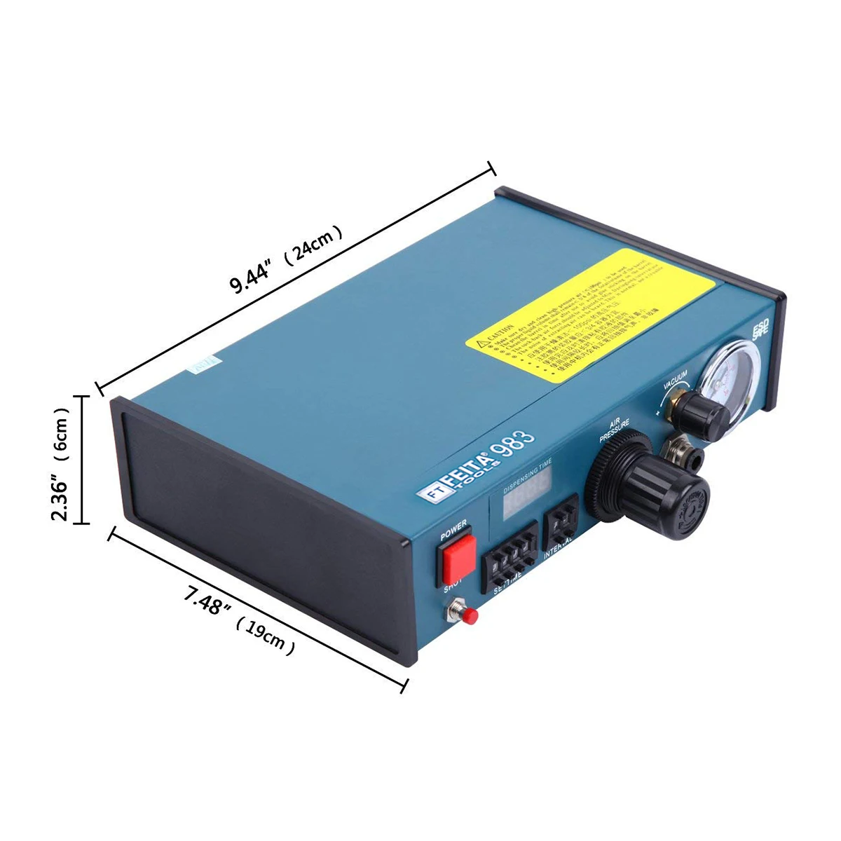 FEITA 983 Auto Glue Dispenser Digital Display Automatic Solder Paste Liquid Adhesive Controller Dropper Machine