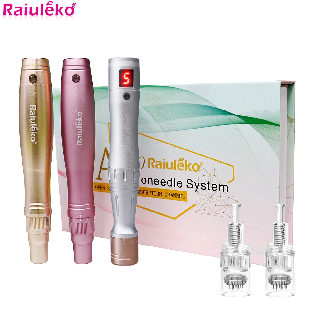 Ultima Derma Rolling Pen MTS$PMS MYM Microneedling Micro Screw Port Needle Cartridge Device Electric Stamp Tools Wireless | Красота и