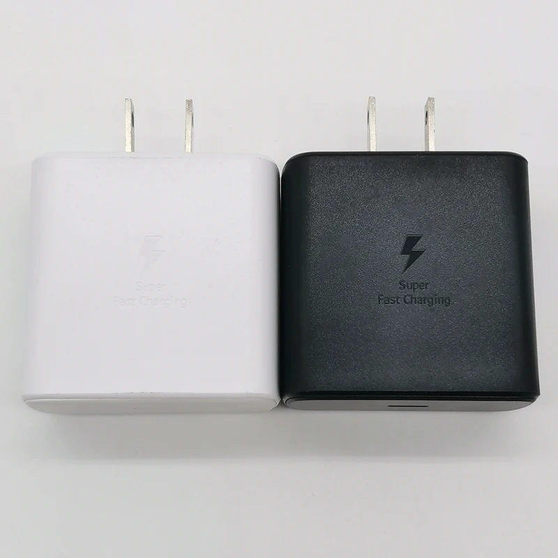 Samsung 45W US Charger Super Fast Charge Power Adpater For Galaxy Z Flip Fold 6 5 4 3 2 S20 S21 S22 S23 S24 FE For iPhone 15 Pro