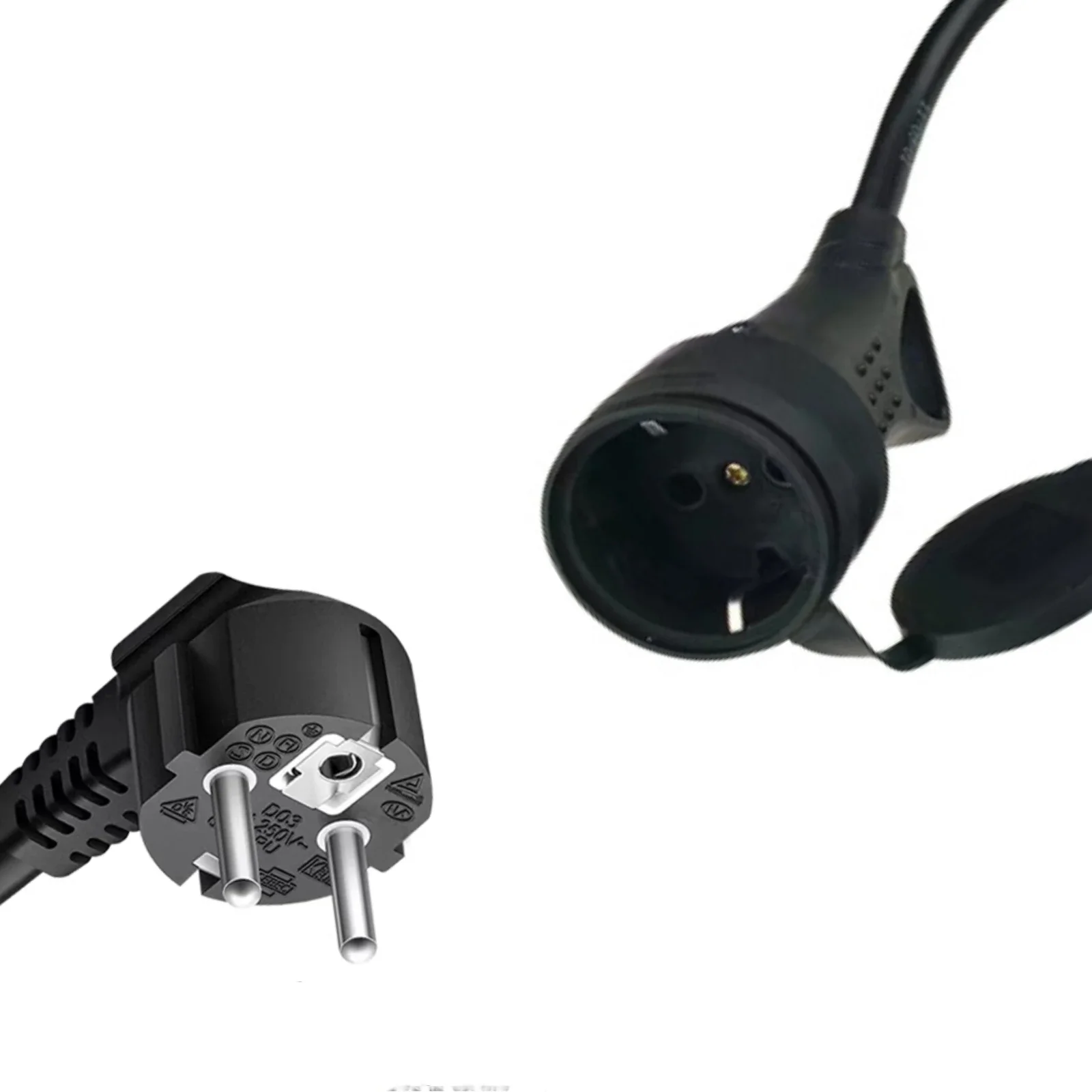 16A J1772 Type1 Socket To Schuko Socket EV Charger Adapter Cable for E-Bike/Scooter/One wheel EV Charger Adapter