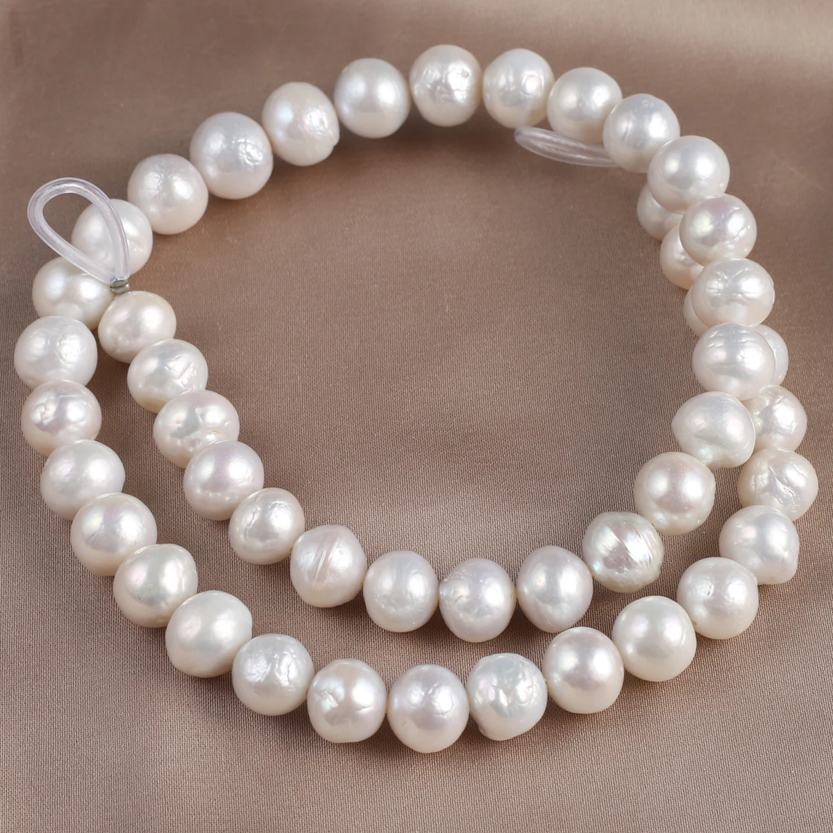Natural Freshwater Baroque Pearls Large Round Beads 10-11mm Jewelry Production DIY Necklace Bracelet Accessories Gift