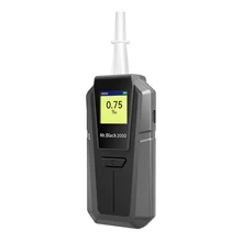 Alcohol Tester Quick Continuous Test Memory Function Test High Precision Digital Breathalyzer Rechargeable LCD Display