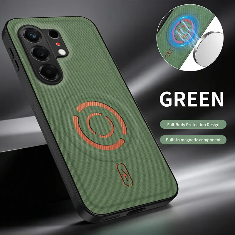 Tecno Camon PU Leather Shockproof Magnetic Wireless Charging Phone Case